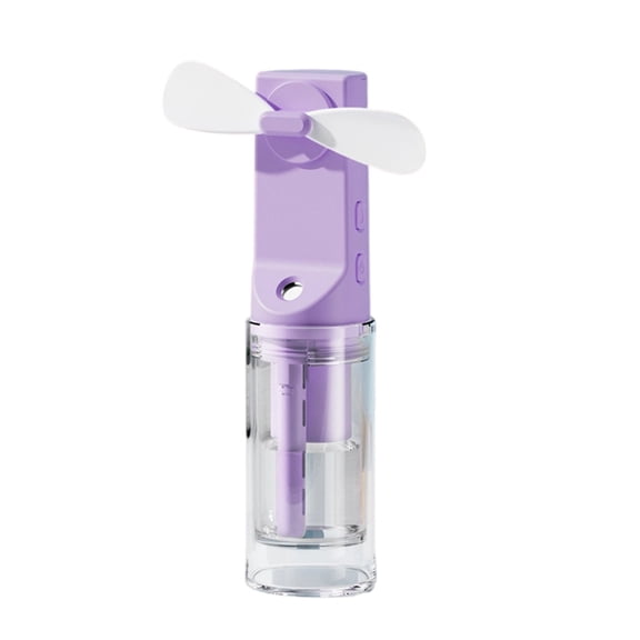 Handheld Misting Fan With 3 Speeds, USB Rechargeable Spray Cooler For Travel Camping, Large Water Tank With No Leak Design, Quiet Mini Humidifying Fan, Portable Personal Cooling Fan For Makeup
