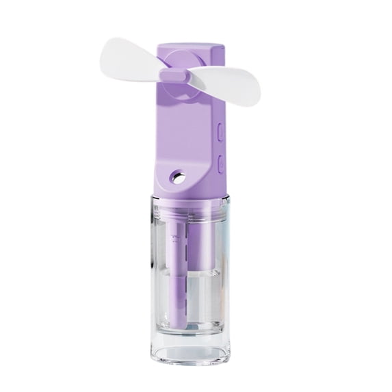 Handheld Misting Fan With 3 Speeds, USB Rechargeable Spray Cooler For Travel Camping, Large Water Tank With No Leak Design, Quiet Mini Humidifying Fan, Portable Personal Cooling Fan For Makeup