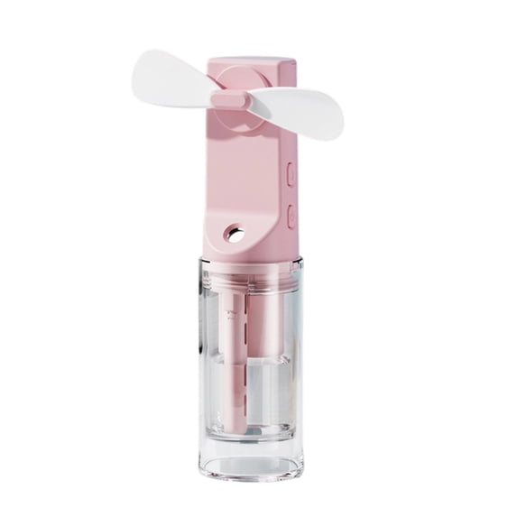 Handheld Misting Fan With 3 Speeds, USB Rechargeable Spray Cooler For Travel Camping, Large Water Tank With No Leak Design, Quiet Mini Humidifying Fan, Portable Personal Cooling Fan For Makeup