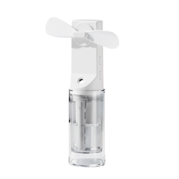 Handheld Misting Fan With 3 Speeds, USB Rechargeable Spray Cooler For Travel Camping, Large Water Tank With No Leak Design, Quiet Mini Humidifying Fan, Portable Personal Cooling Fan For Makeup