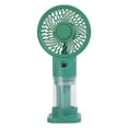 thumbnail image 1 of Handheld Misting Fan, Handheld Personal Cooling Fan, 3 Speeds Water Spray Fan, Rechargeable Portable Mist Fan, Small Mini Fan with Water Tank for Travel Outdoor Office Home Use, Green, 1 of 5