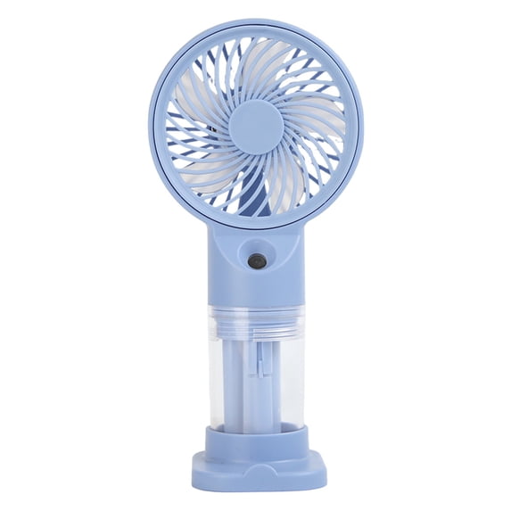 Handheld Misting Fan, Handheld Personal Cooling Fan, 3 Speeds Water Spray Fan, Rechargeable Portable Mist Fan, Small Mini Fan with Water Tank for Travel Outdoor Office Home Use, Blue