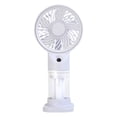 thumbnail image 1 of Handheld Misting Fan, Handheld Personal Cooling Fan, 3 Speeds Water Spray Fan, Rechargeable Portable Mist Fan, Small Mini Fan with Water Tank for Travel Outdoor Office Home Use, White, 1 of 5