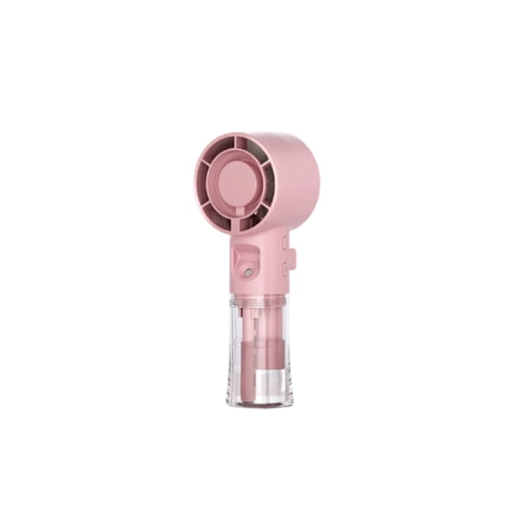 Handheld Misting Fan Portable Mini Spray Fan Desktop USB Rechargeable Mist Cooler For Home Office Outdoor Pink