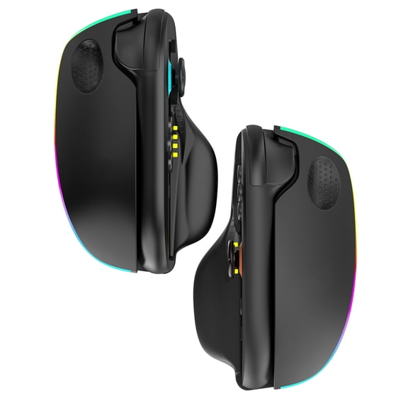 Handheld Mouse for Nintendo Switch 2 Shooting Game Accessory for Left and Right Game Controllers-Black