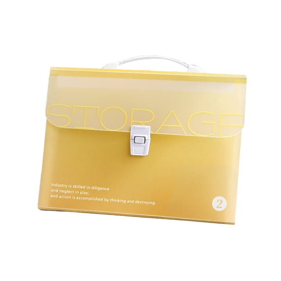 Handheld Multi-Layer A4 File Organizer Bag, Large Capacity Portable Test Paper Storage Case, Business Accordion Folder for Office and Study Material Management Colorful Briefcase Document Bag