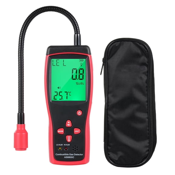 Handheld Natural Gas Leak Detector, Combustible Gas Detector, for Methane Ethane Propane Butane LPG