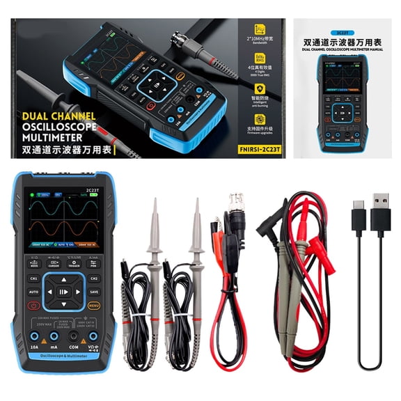 Handheld Oscilloscope Multimeter Advanced 2C23T Model for Accurate Measurements