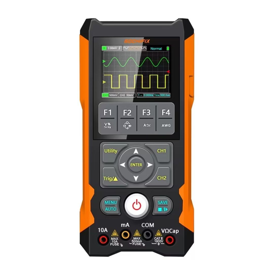 Handheld Oscilloscope Multimeter Combo Portable Oscilloscope Digital ...