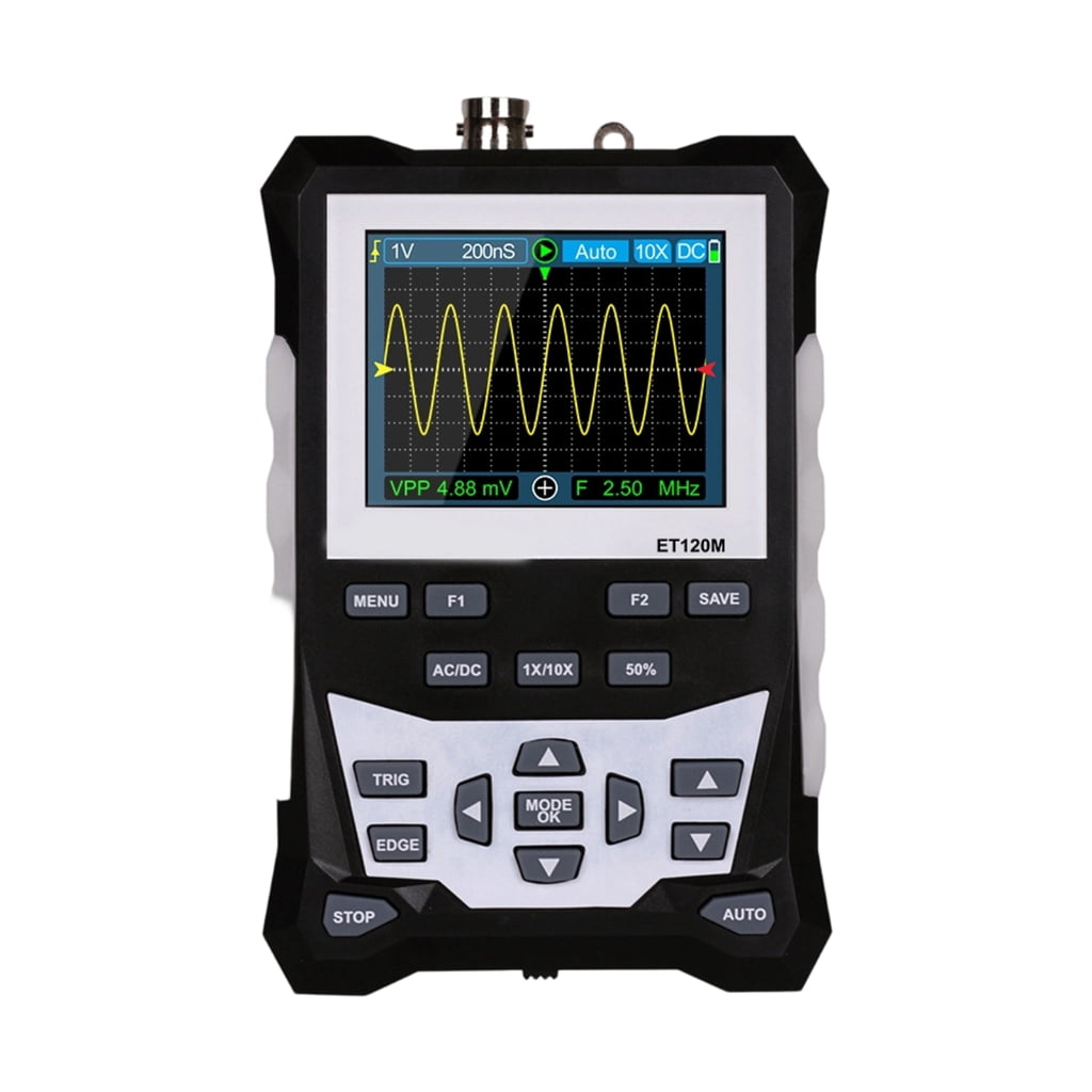 Handheld Oscilloscope With 320x240 Display 500Msps Sample Rate Ideal For Field Repairs With Rechargeable Battery