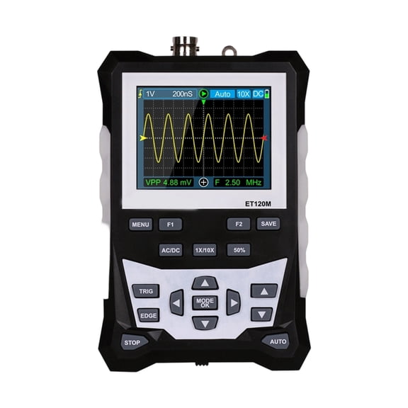 Handheld Oscilloscope With 320x240 Display 500Msps Sample Rate Ideal For Field Repairs With Rechargeable Battery