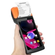 Handheld PDA terminal,With 5.5 Pda Terminal 2d Head Nfc Wifi Bt Retail Inventory Handheld Android 13.0 58mm Thermal Restaurant Retail Thermal Label Pos Receipt 1d Scanner Inventory Business