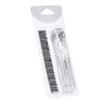 thumbnail image 1 of Handheld Paper Clam Clip Dispenser, Portable Fast Paper Clipper with 8 Reusable Silver Metal Clips for Desktop Document Office/Classroom/Home, white, 1 of 9