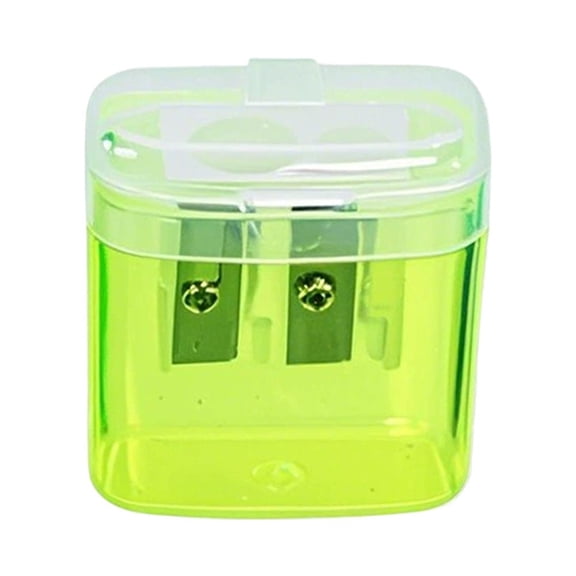 Handheld Pencil Sharpener Plastic Lid Pencil Sharpener Compact Pencil for Students Vibrant Backpack Sharpener