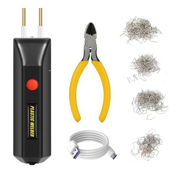Handheld Plastic Welder, Cordless Plastic Welding Kit With 400PCS , Mini Handheld Welding Machine For Car Bumper Plastic Crack Repair