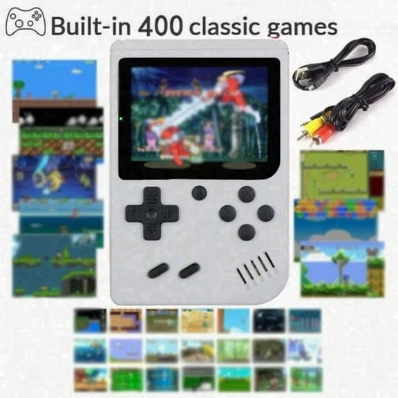 Handheld Play Machine Retro Player with 400 Classical FC Plays Machine 2.8-Inch Color Screen, Presents Birthday for Christmas/Birthday/Thanksgiving/Valentine Gift