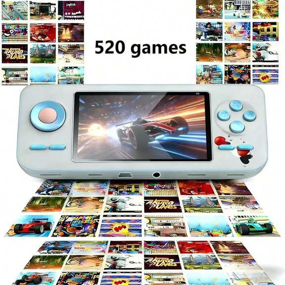 Handheld Play Machine Retro Player with 400 Classical FC Plays Machine 3-Inch Color Screen, Presents Birthday for Christmas/Birthday/Thanksgiving/Valentine Gift