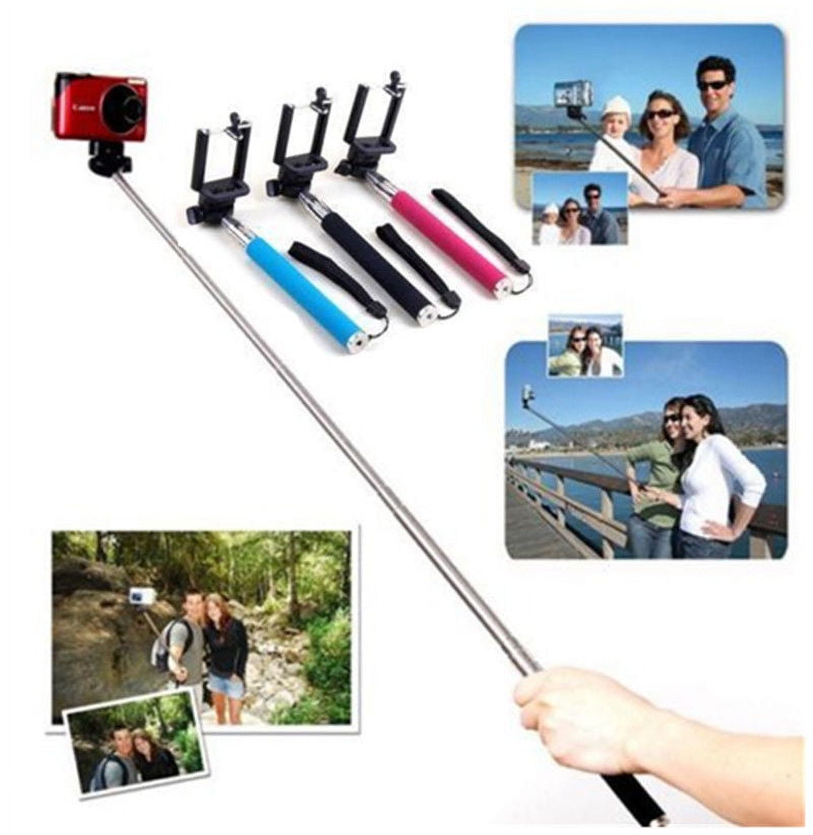 Handheld Pole Selfie Stick, Extendable Telescopic Monopod for Camera Cell Phone, Phone Accessory
