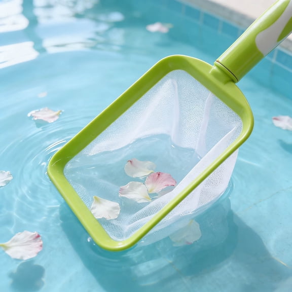 Handheld Pool Skimmer Net Fine Mesh Leaf Skimmer for Swimming Pool Spa Hot Tub Bathtub Lightweight Durable
