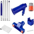 thumbnail image 1 of Handheld Pool Vacuum with Telescopic Pole, Cordless Rechargeable Pool Cleaner, 60 Mins Running Time, Powerful Suction for Cleaning Above/In Ground Pools, Spas, and Hot Tubs Debris, 1 of 9