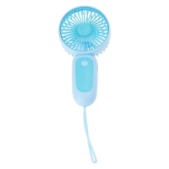 Handheld Portable Fan Hand Fan, USB Rechargeable Personal Fan,Long Small Fan with String