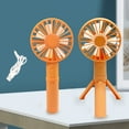 thumbnail image 1 of Handheld Portable Fan Mini Hand Fan, USB Rechargeable Personal Fan, Small Fan with 3 Speeds for Travel/Commute/Makeup(1 pack), 1 of 6