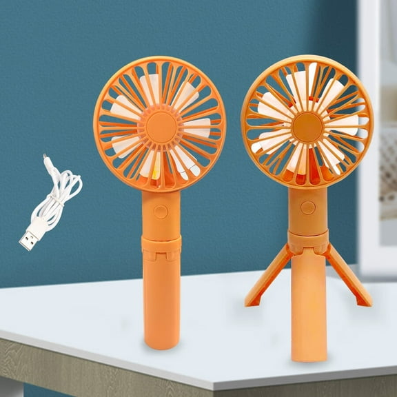 Handheld Portable Fan Mini Hand Fan, USB Rechargeable Personal Fan, Small Fan with 3 Speeds for Travel/Commute/Makeup(1 pack)
