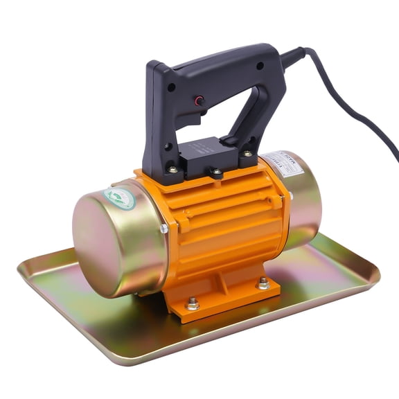 Handheld Portable Gold Cement Troweling Vibrating Concrete Vibrator Machine Flat Plate 110V