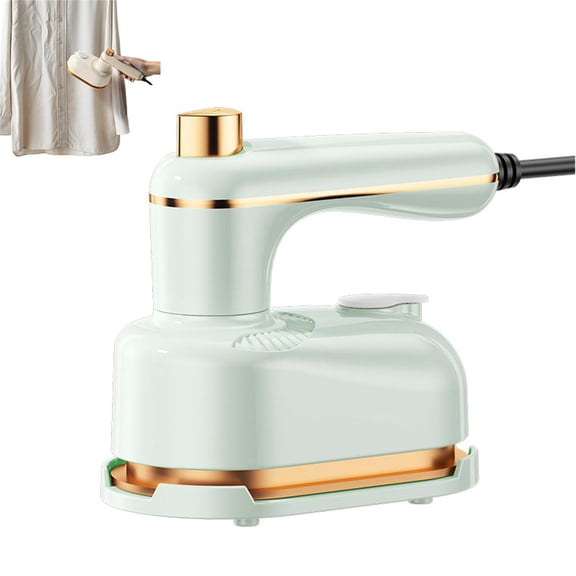 Handheld Portable Mini Steam Iron, 2-in-1 Vacuum Steamer for Clothes, Titanium Soleplate for Clothes, Dry Wet Ironing, Compact for Business Trip Vacation