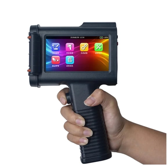 Handheld Portable Touch Screen Inkjet Printer Smart Coder Food Plastic Bag Carton Production Date Printing