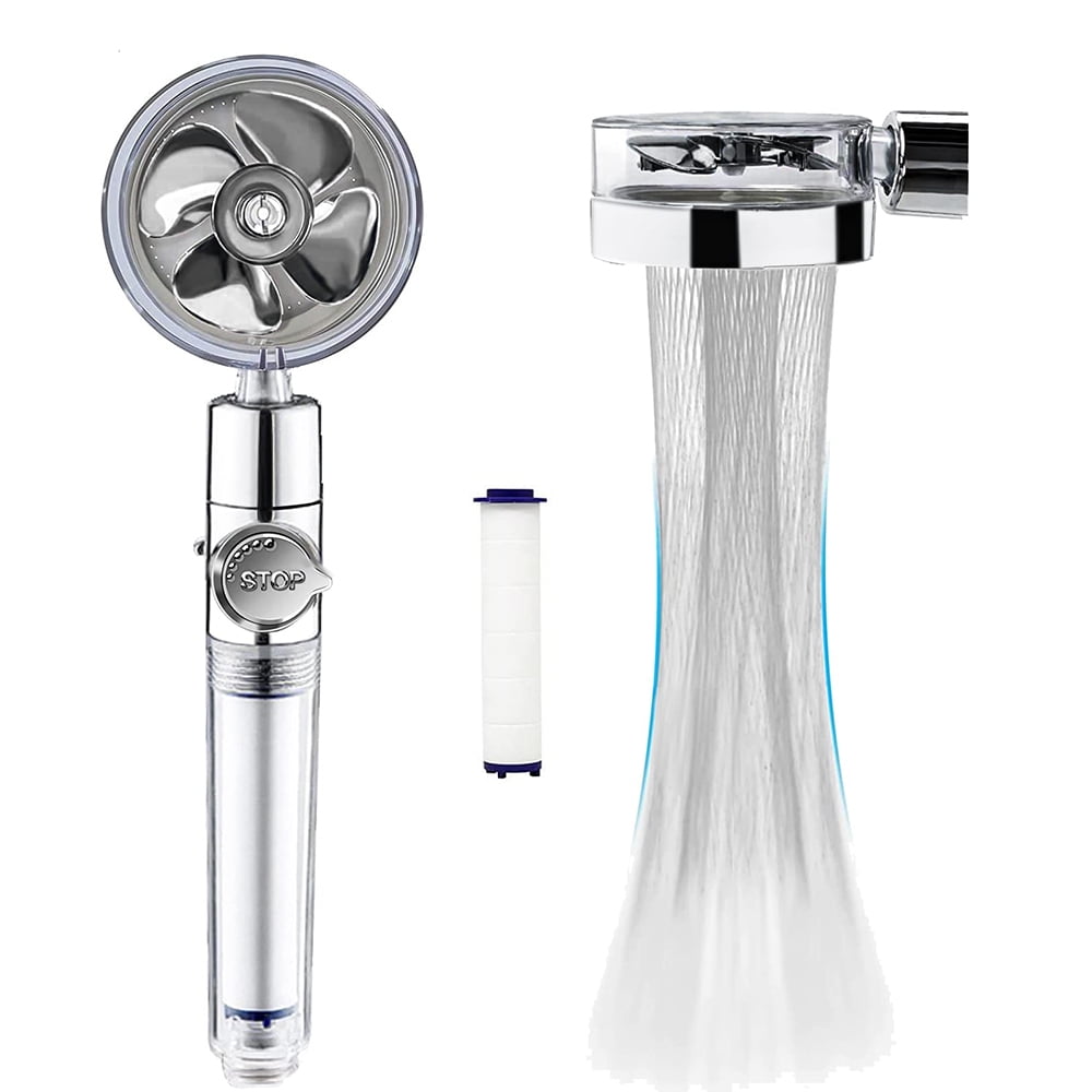 Handheld Power Shower Head,Shower Head with Filter and Pause Switch