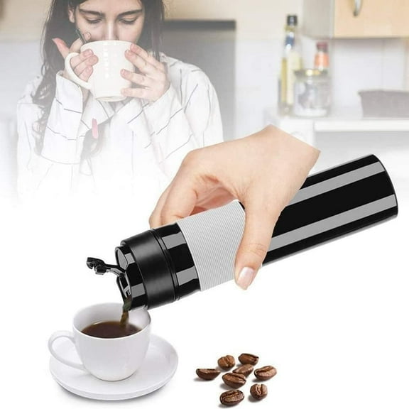Handheld Pressure Caffe Espresso Machine  Portable Travel Coffee Maker, Food Grade PP, 300ml, Compact Design for Home, Office, Outdoor Use