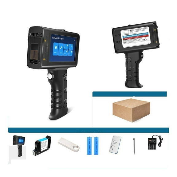 Handheld Printer Portable Inkjet For Metal Barcode Logo Bulk QR Code Plastic, Smart Thermal Printer ,Multifunction Inkjet Printer