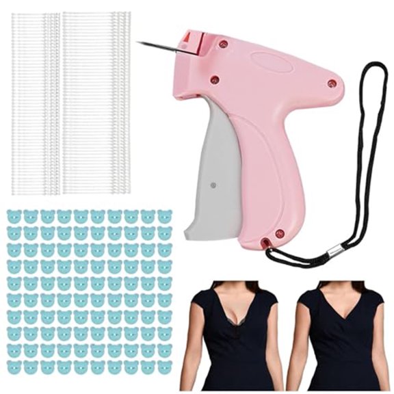 Handheld Quick Clothing Fixer Mini Garment Sewing Machine Repair Tool-pink-