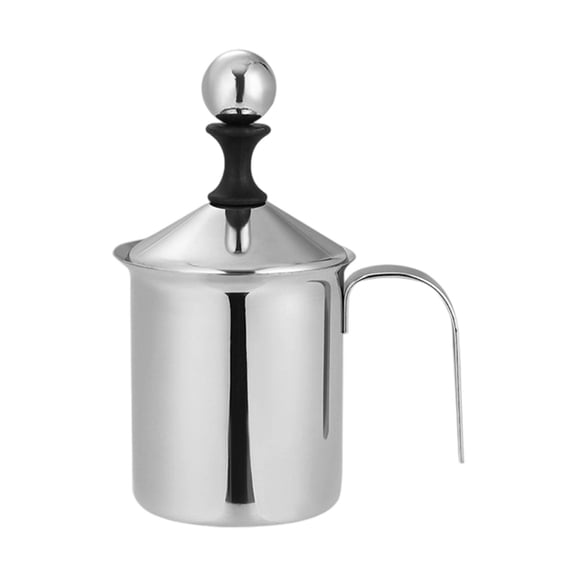 Handheld Quiet Coffee Milk Foam Maker Double Layer 304 Nonrust Steel Manual Whisks Without Noise