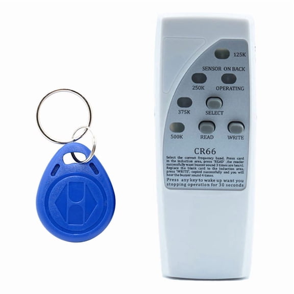 Handheld RFID Smart Chip Reader Writer+5200 Keychain 125Khz ID Copier Duplicator ID Tags Programmer for EM4305 T5577