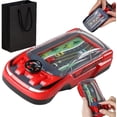 thumbnail image 1 of Handheld Racing Car Game, Portable Handheld Dual Player Race Game, Simulation Adventure Driving Steering Wheel Interactive Racing Car Games (Red), 1 of 7