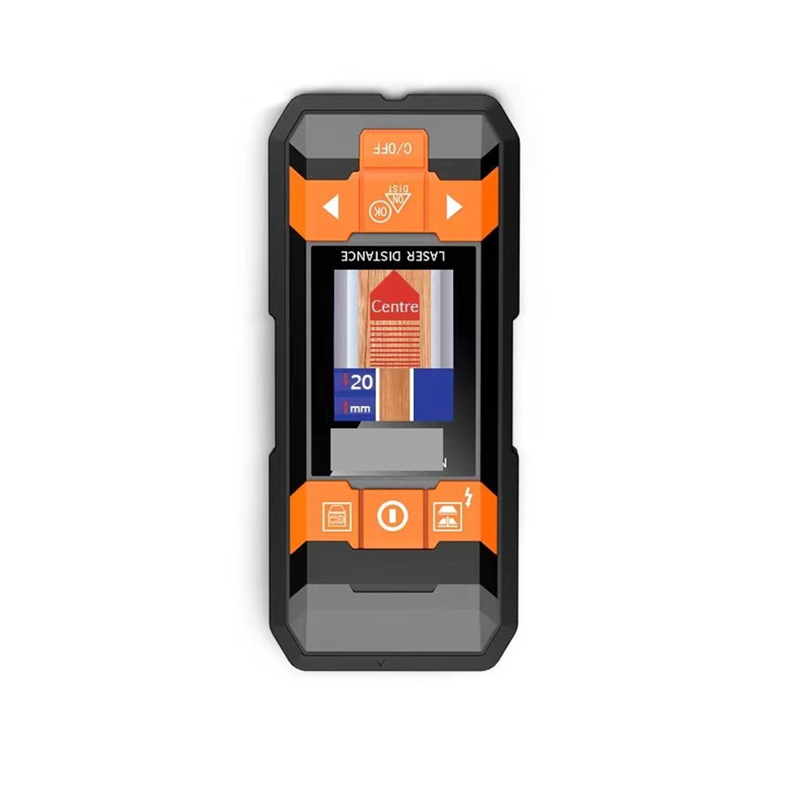 Handheld Rangefinder Wall Detector Wood Electrician Installation Wire Water Pipe Dark Line Wall Detection ,Accurate and Quick - 2101D_0