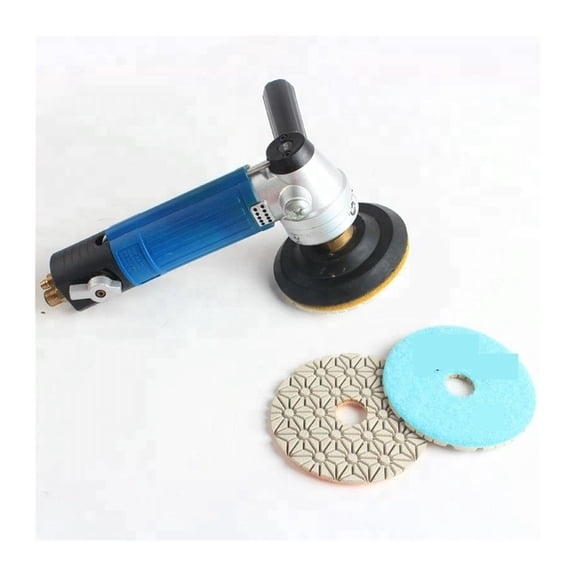 Handheld Rear-Exhaust Air Wet Polisher For Granite Marble Stone Easy To Take In Hand To Operate