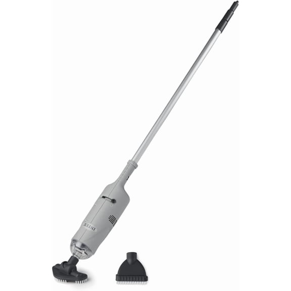 Handheld Rechargeable Vacuum with Telescoping Aluminum Shaft & Two Interchangeable Brush Heads, Model: 28620E