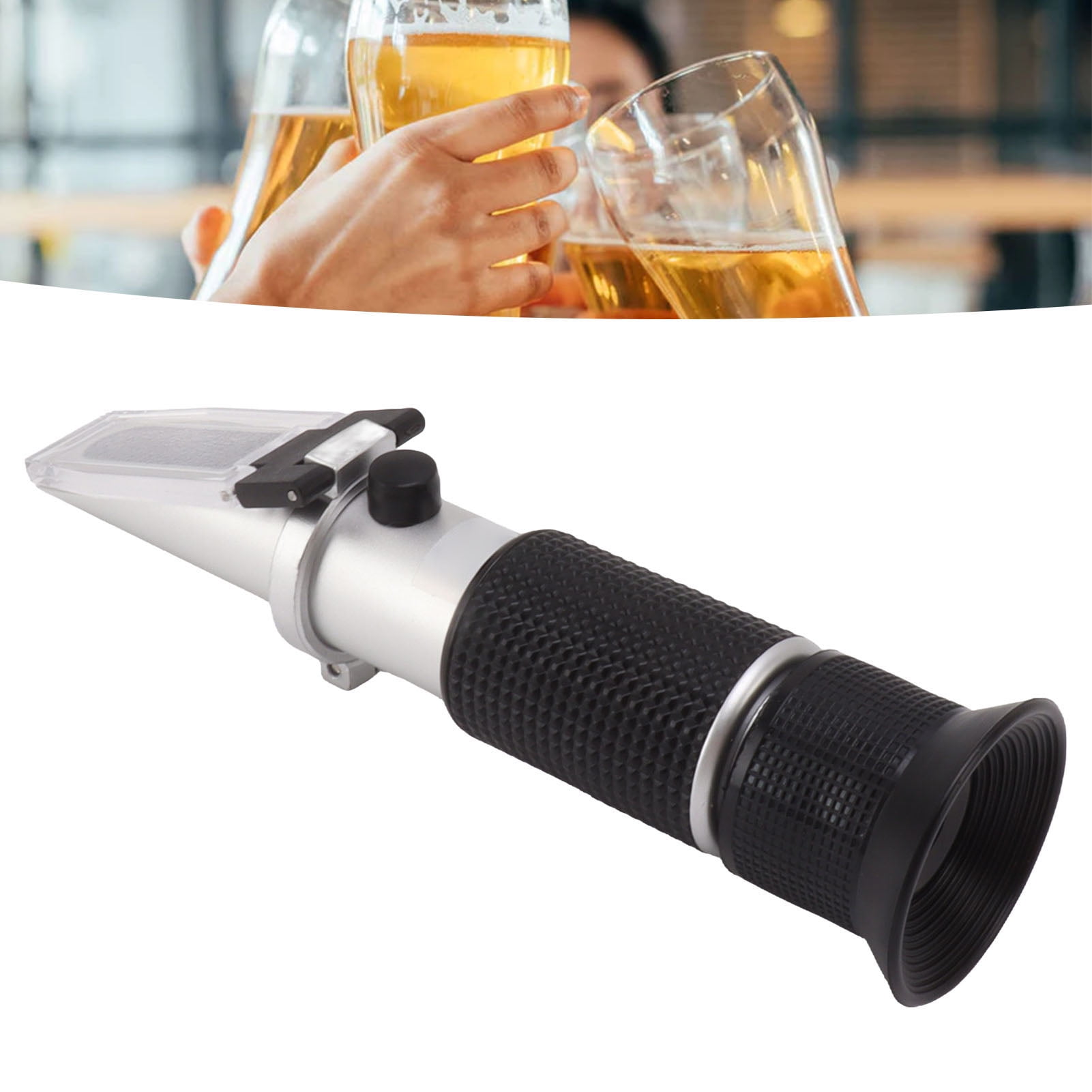Handheld Refractometer, 0 To 20 Percent Prevent Slip Milk Meter