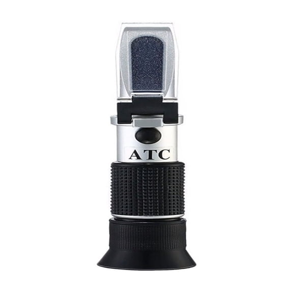 Handheld Refractometer Refraction Tools 58~90% 38~43 Be Baume Honey Wine Water Contents (12 - 27%) Refractometer ,Quick Calibration, No Power Required