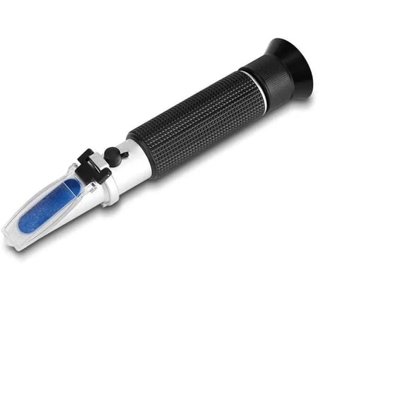 Handheld Refractometer Sugar Concentration Meter Densimeter 0-32% Brix Saccharimeter ATC Tester Fruits Grapes - WITH BOX