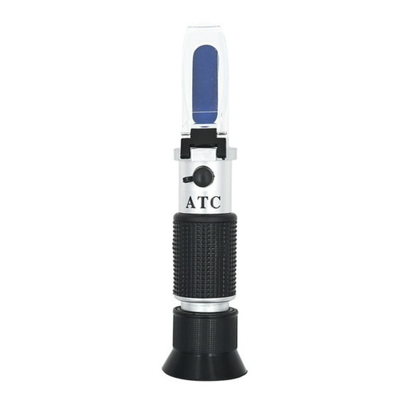 Handheld Refractometer Sugar Concentration Meter Densimeter 0-32% Brix Saccharimeter Tester Fruits Grapes ATC ,Precision Measurement