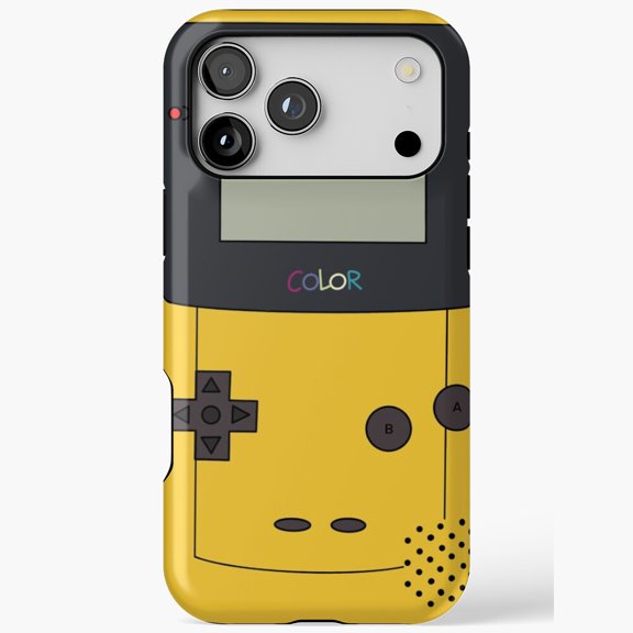 Handheld Retro Console Rainbow Collection System Phone Case 11 to 17 Pro Max
