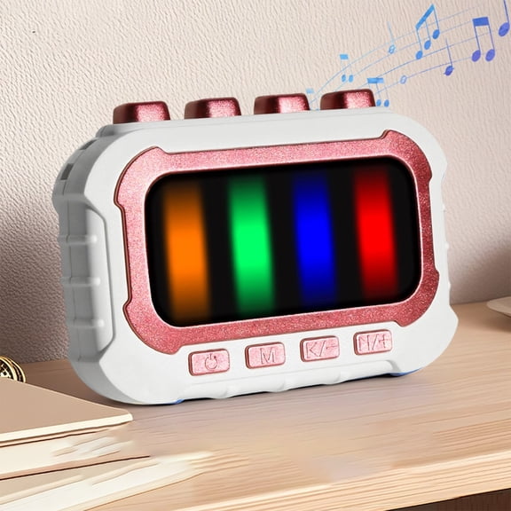 Handheld Rhythm Game Console for Kids, Fingertip Speed Training Toy with Lights Music, Concentration Focus Stress Relief Puzzle Game, 4 Difficulty Modes, Birthday Gift for Boys Girls Age 4+