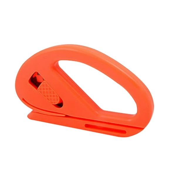 Handheld Safety Vinyl Wrap Cutter and Film Slitter Tool, Precision Cutting for Car Color-Changing Film and Wallpaper, Orange