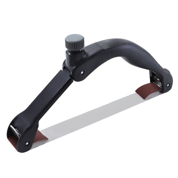 Handheld Sandpaper Holder Adjustable Sanding Bow with Sanding Belt for Grinding