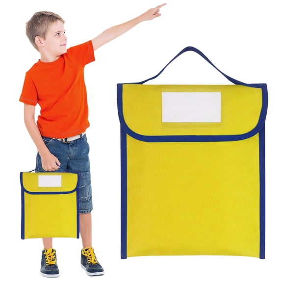 Book Pouch With Handle Portable Document Organizer Bag Nylon File Storage Holder Book Bag Folder Organizer For Home Office Travel Supplies