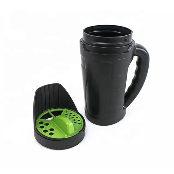Rongzhen Handheld Seed Spreader Shaker with Adjustable Dispenser for Grass Seed, Fertilizer & Ice Melt